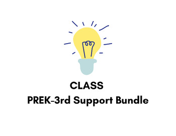 Preview of The Ultimate PreK-3rd CLASS Instructional Support Bundle