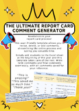 The Ultimate Report Card Comment Generator - Personalized 