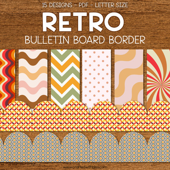 The Ultimate Retro Bulletin Board Borders Mini Bundle | 15 Designs
