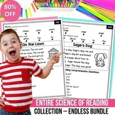 Science of Reading ENDLESS BUNDLE Decodable Readers Passag