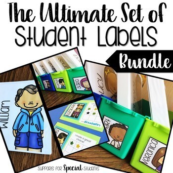 Preview of The Ultimate Set of Student Labels Bundle