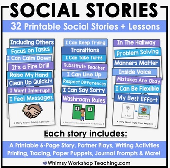 Preview of The Ultimate Social Skills Character Education Bundle 33 Units 850+pgs