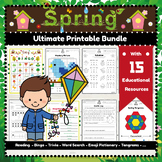 The Ultimate Spring Worksheets Bundle : Engaging Resources