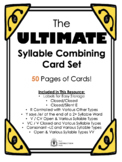 The Ultimate Syllable Combining Card Set (50 Pages of Cards)