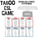 2nd EDITION 50 TABOO GAME CARDS English language learning aid,family fun 