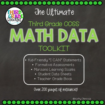 Preview of Third Grade Common Core Math Data Toolkit