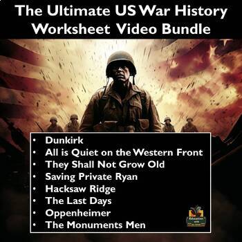 Preview of War History Movie Guide Bundle: Dunkirk, Oppenheimer, Saving Private Ryan & more