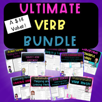 Preview of The Ultimate Verb Bundle | Understanding all Verbs