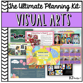 Preview of The Ultimate Visual Arts Lesson Planning Kit- Digital Ideas, Samples + Planning