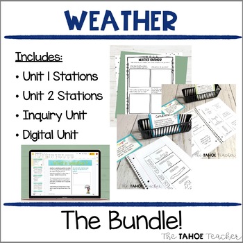 The Ultimate Weather Bundle by The Tahoe Teacher | TPT