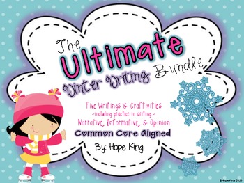 Preview of The Ultimate Winter Writing & Craft Bundle {Aligned to Common Core Standards}