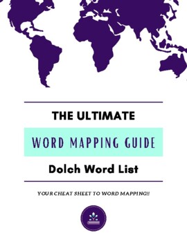 Preview of The Ultimate Word Mapping Guide- Dolch Word List