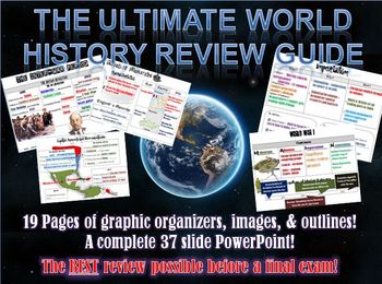 Preview of The Ultimate World History 2 Review Packet Bundle