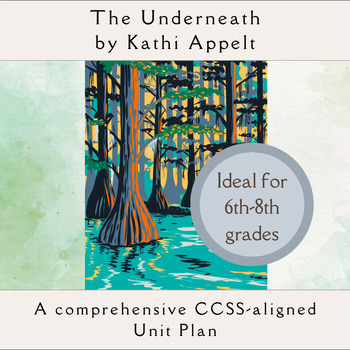 Preview of The Underneath by Kathi Appelt: Chapter Questions, Vocab Activities, & Projects