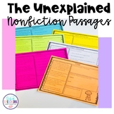 The Unexplained Nonfiction Passages for Speech Therapy