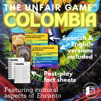 Preview of The Unfair Game: Colombian Culture in Encanto (Spanish & English included)