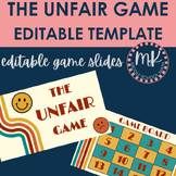 The Unfair Game EDITABLE TEMPLATE (for any subject)