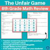 The Unfair Game | End of Year Math Review | Math Game | Si