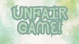Preview of The Unfair Game! (Similar to Categories) (Great for End of Year!)