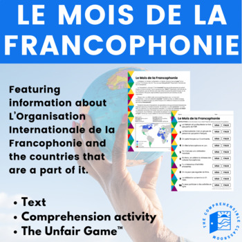 Preview of The Unfair Game™ in French: Le Mois de la Francophonie