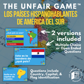 Preview of The Unfair Game in Spanish: Spanish Speaking Countries of South America