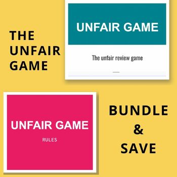 Preview of The Unfair Review Game Bundle: Science Mastery Awaits!