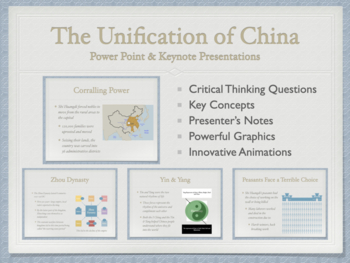 Preview of The Unification of China History Presentation