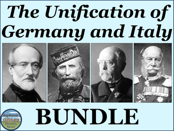Preview of The Unification of Italy and Germany Bundle
