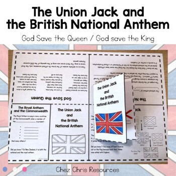 Preview of The Union Jack and "God Save the King" Mini book