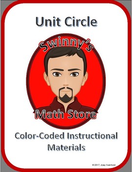 Preview of The Unit Circle: Color-coded Instructional Materials and Flash Cards