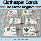 The United Kingdom Clothespin Clip Cards