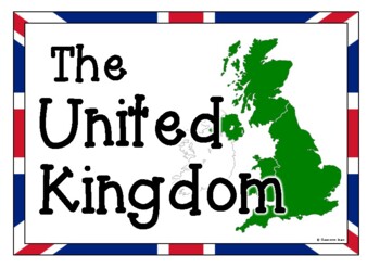 Preview of The United Kingdom Information Poster Set/Anchor Charts