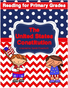 Preview of The United States Constitution Easy Reader Book