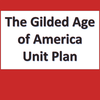 Preview of The United States Gilded Age Unit (Google Compatible)