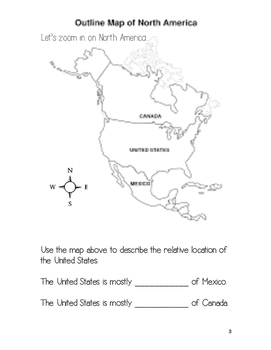 The United States in Spatial Terms: A Geography Student Packet | TPT