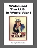 The United States in World War 1 Webquest- World History