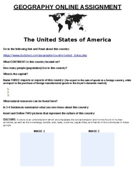assignment on usa