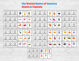 The United States of America capitals and states flash car
