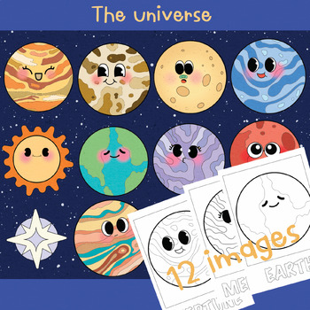 Preview of The Universe  Clip Art (PDF)
