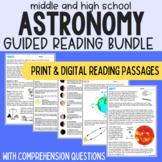 The Universe & Space Science Reading Comprehension Bundle