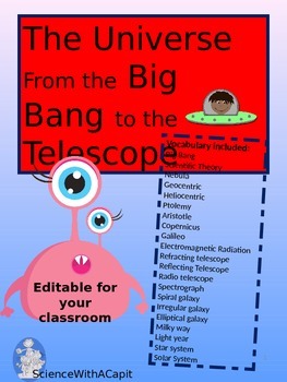 Preview of The Universe: from the Big Bang to the Telescope Powerpoint