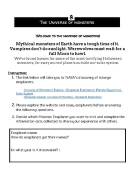 Preview of The Universe of Monsters Halloween Edition
