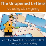 The Unopened Letters: Critical Thinking Mystery Printable 