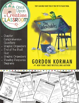 Preview of The Unteachables by Gordon Korman Literature Unit