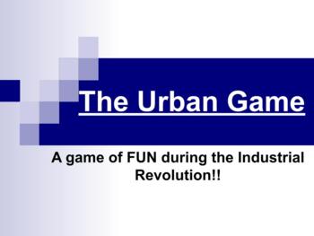 Preview of The Urban Game: Create an Industrialized City-Time Travel Activity (10.3)