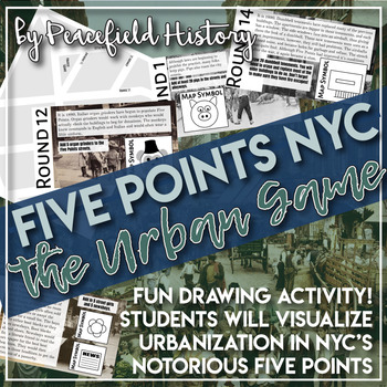 Preview of The Urban Game Five Points New York City Immigration Industrialization