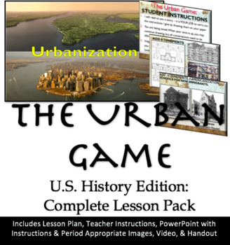 Preview of The Urban Game: US History W/ Game Instructions, Powerpoint, Reflection Handout