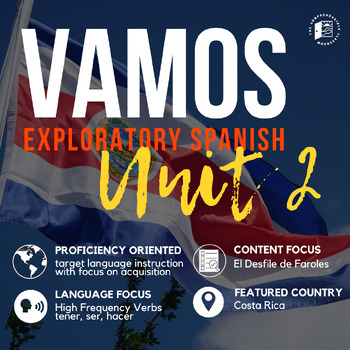 Preview of Vamos Unit 2 for Exploratory Spanish
