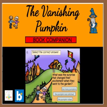Preview of The Vanishing Pumpkin Book Companion BOOM CArds