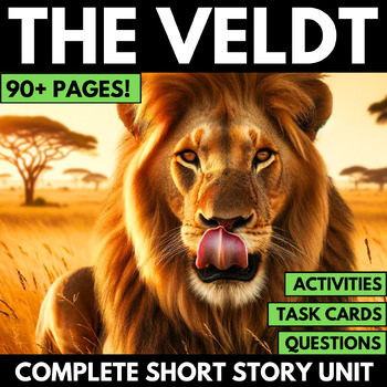 Preview of The Veldt Short Story Units - Short Stories with Comprehension Questions Plot